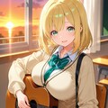 Best Friendを弾き語りする沙也さん 3枚目