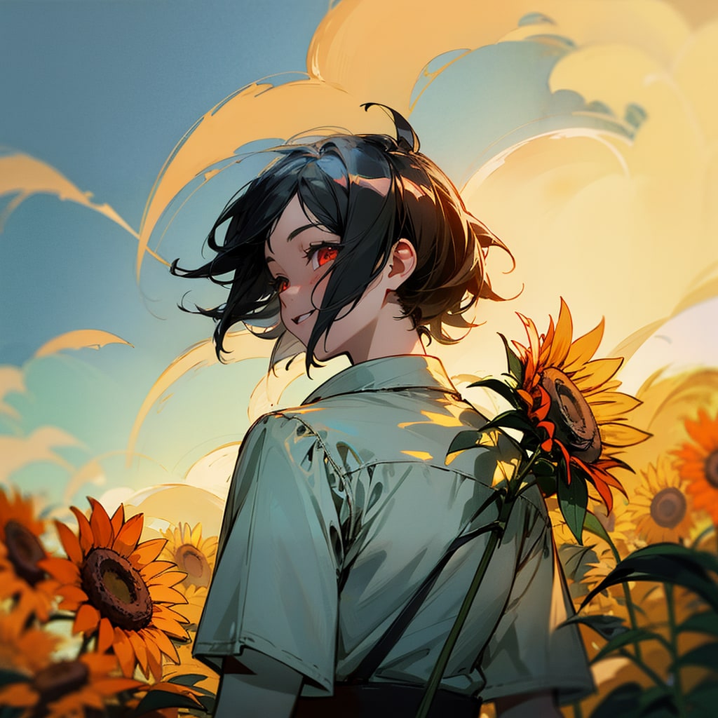 ....あの子に一輪あげたくて...