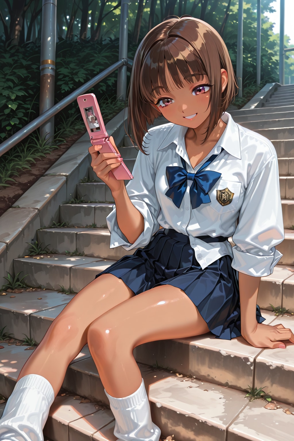 iモードしてる平成ギャル