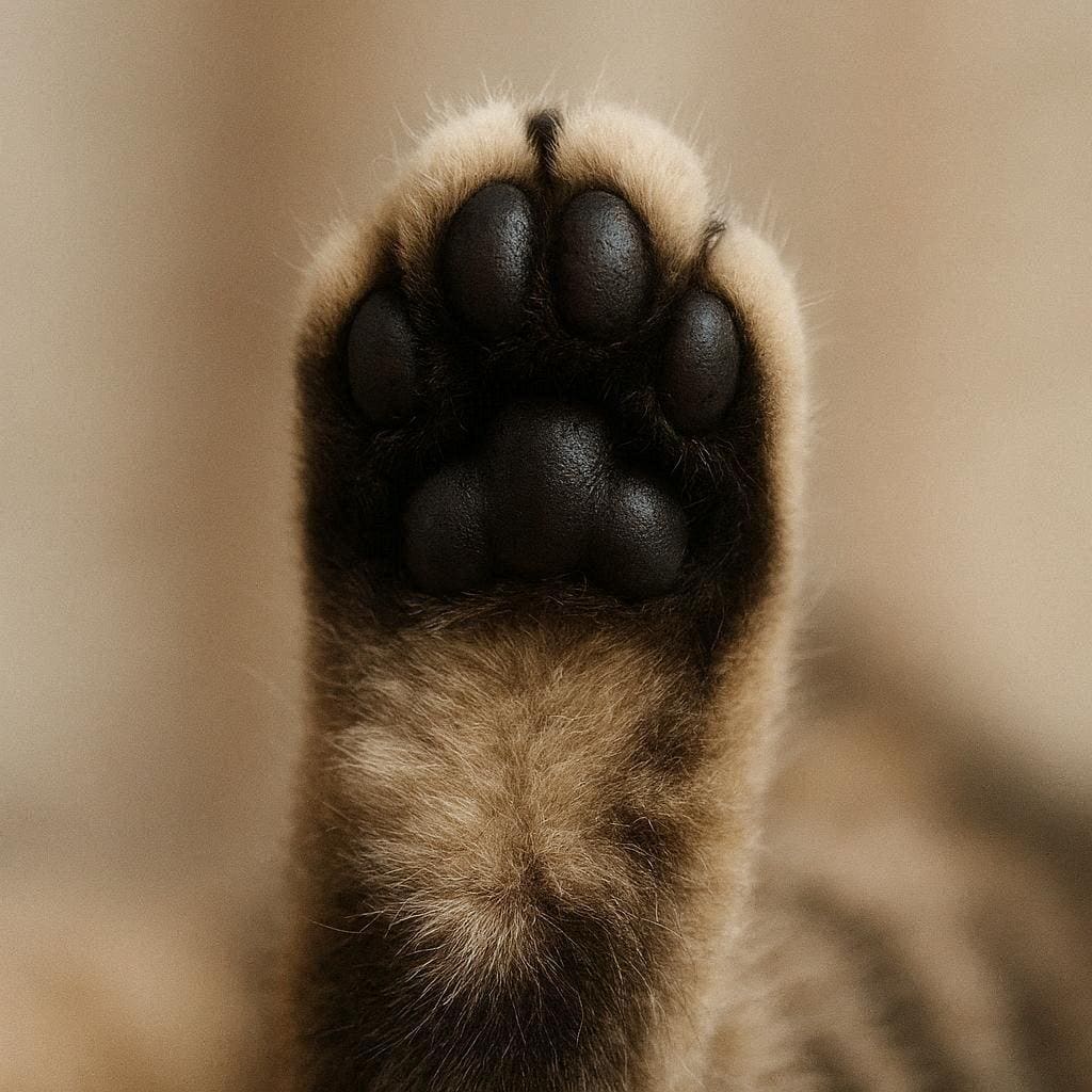 猫の足の裏
