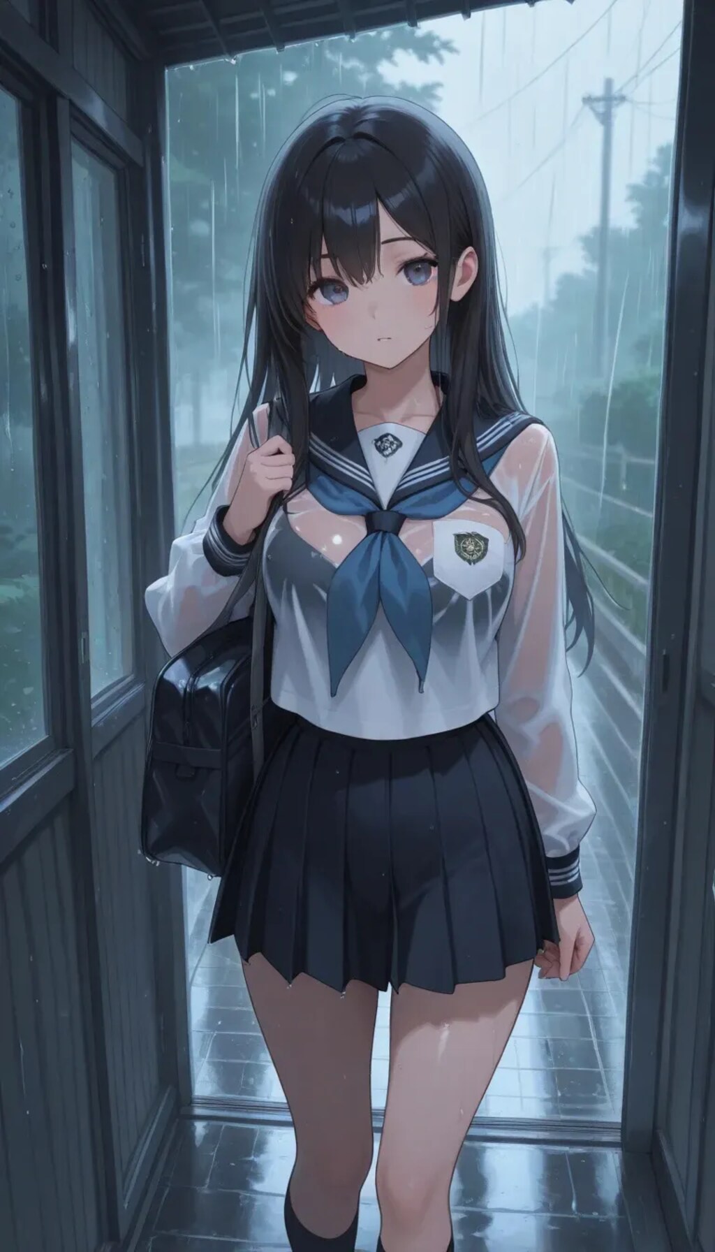 雨宿り