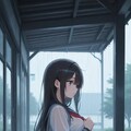 雨宿り 2枚目