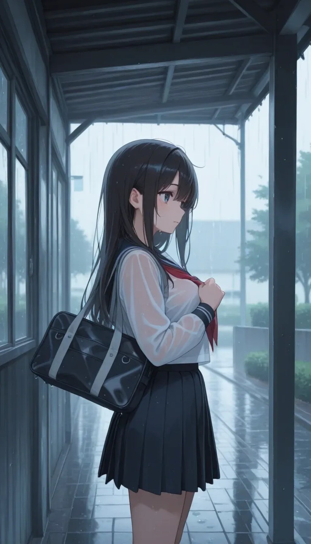 雨宿り