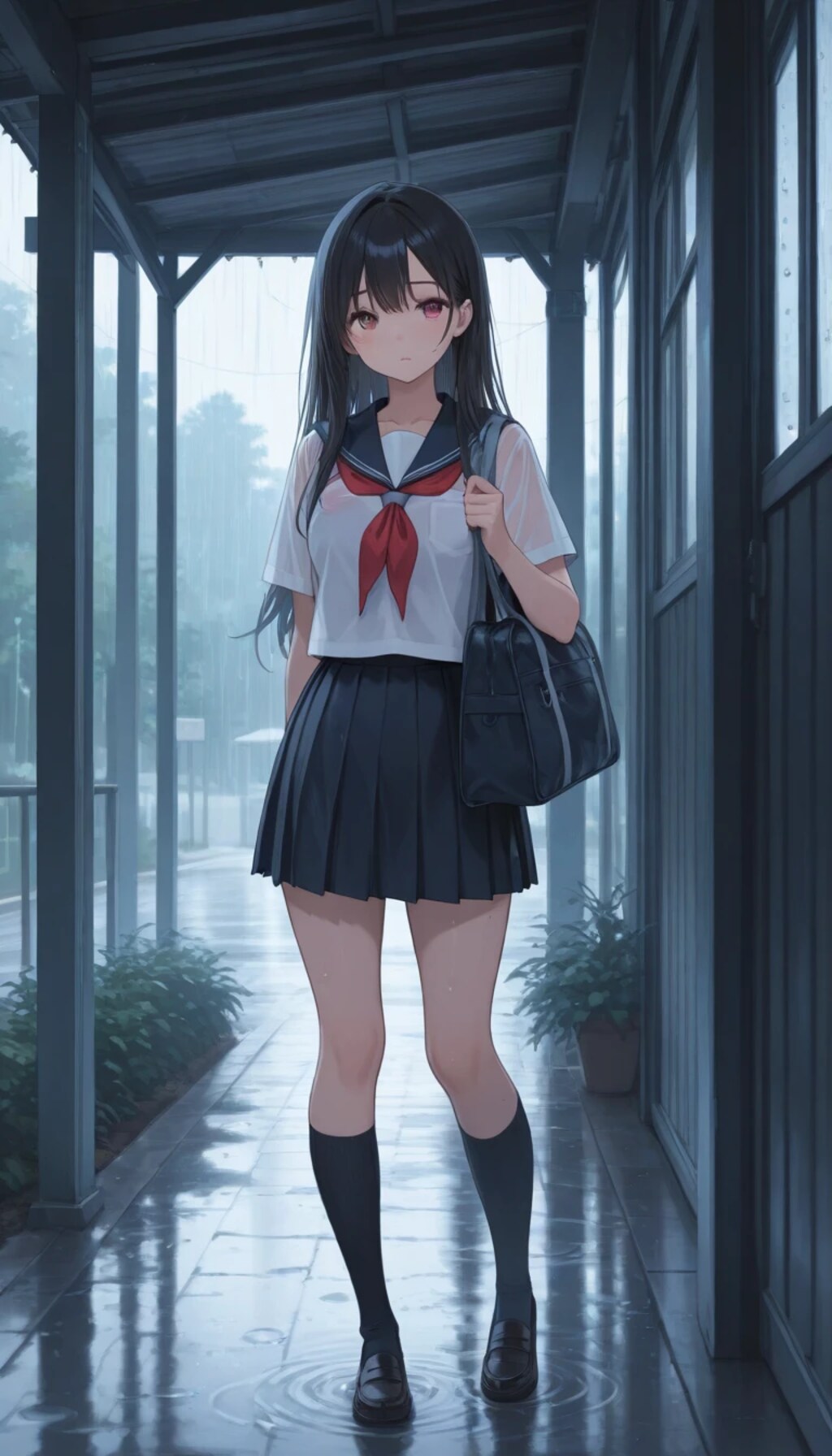 雨宿り
