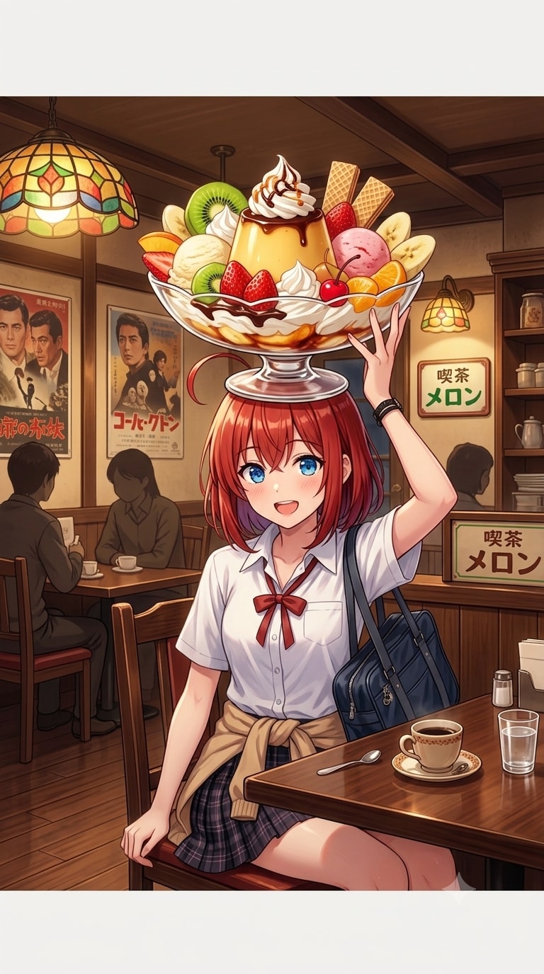 供養(頭上縛り)「ぷ」→「プリンアラモード」chan shin