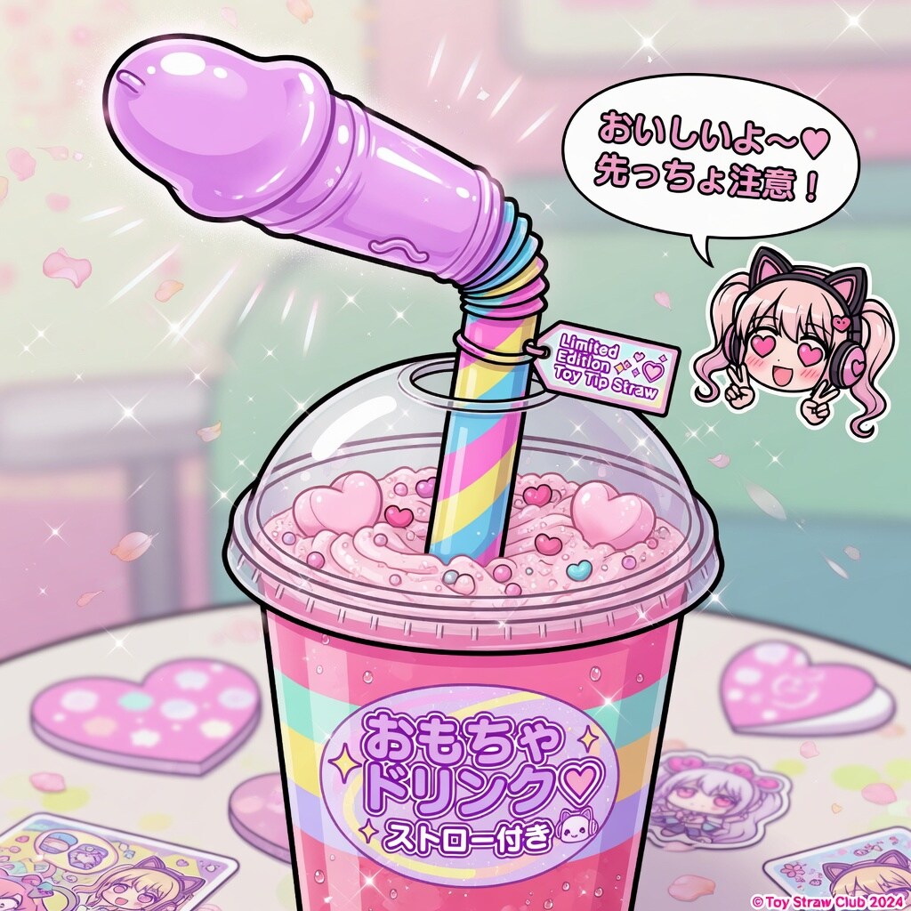 ディルド型ストロー