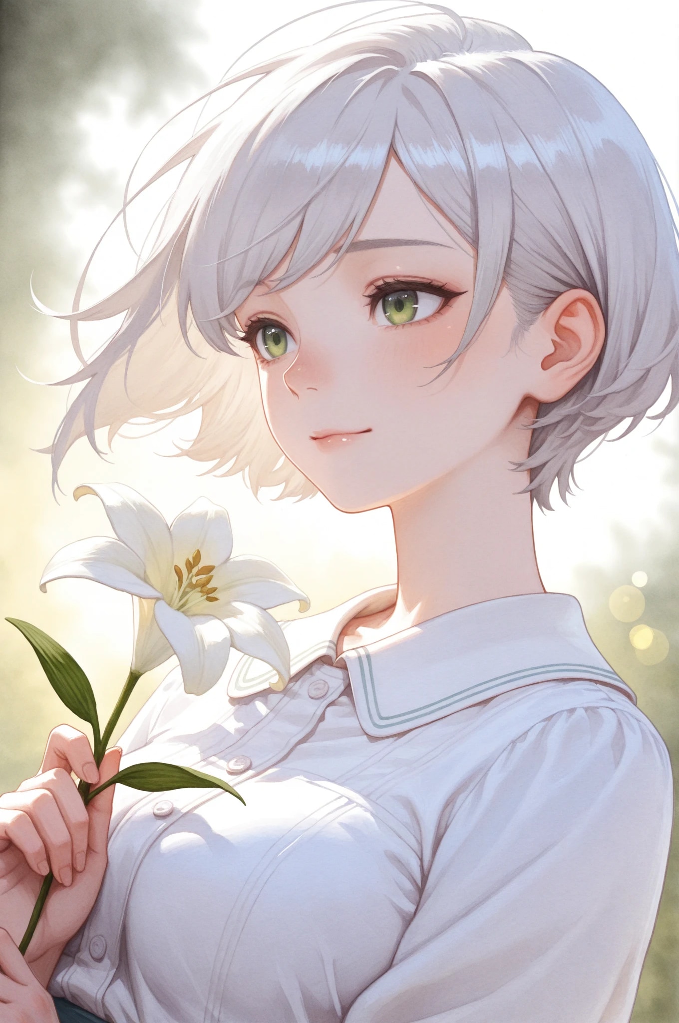 百合を一輪