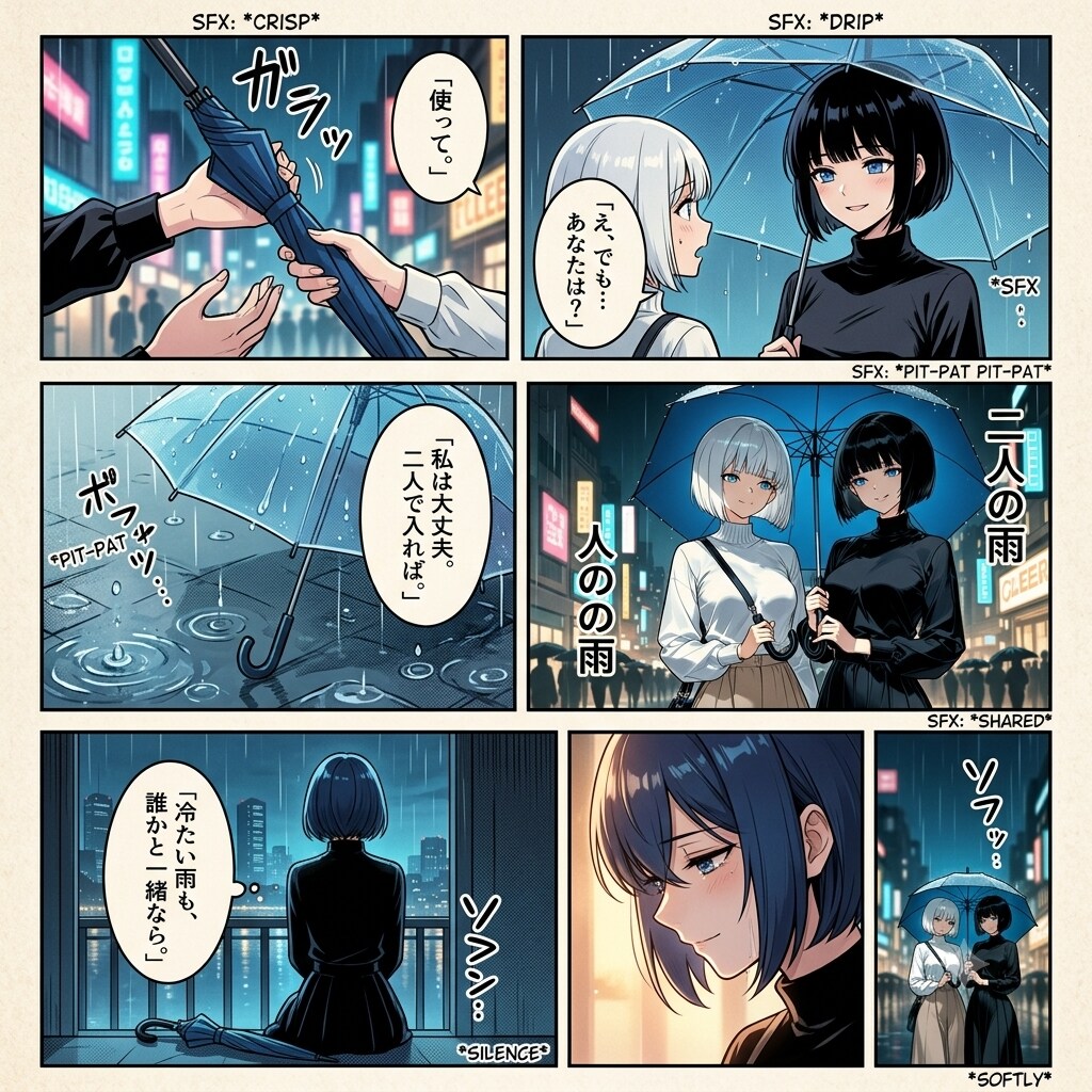 試しに頼んだAI漫画