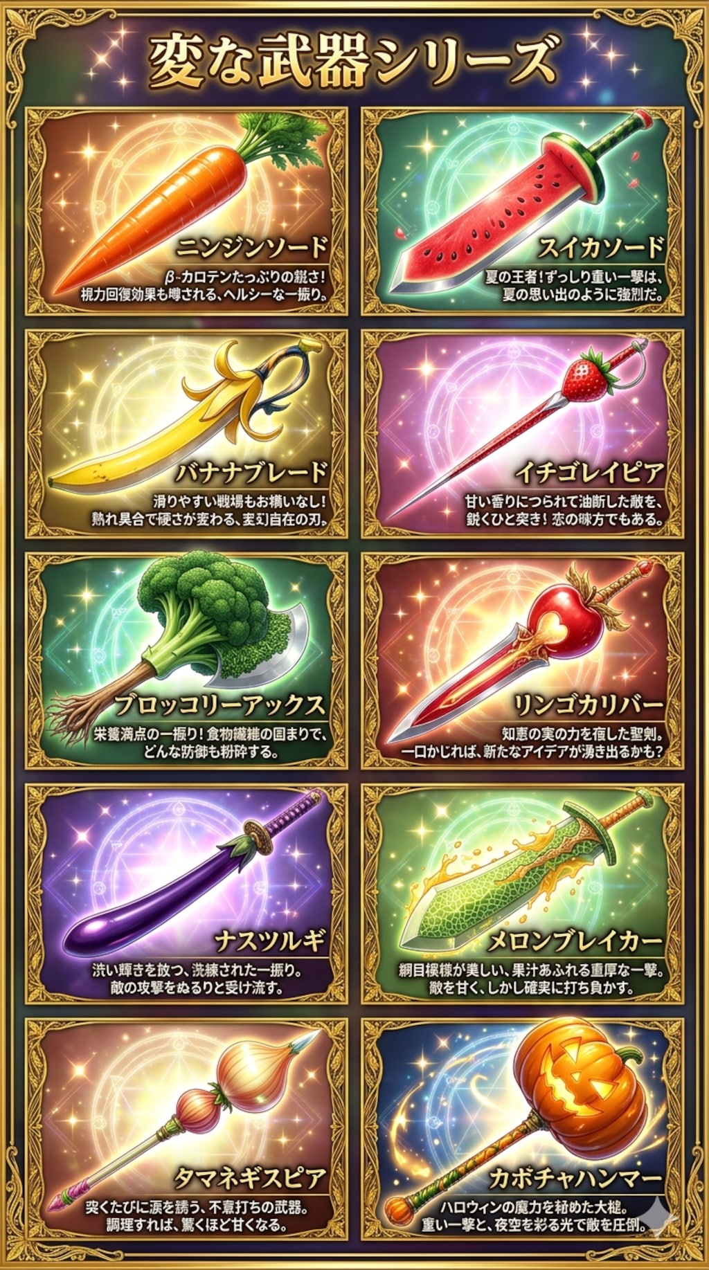 変な武器シリーズ