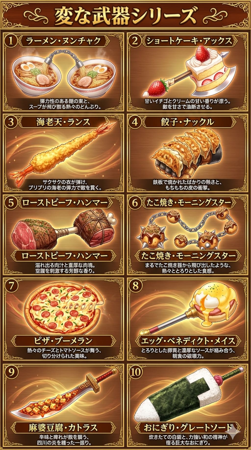 変な武器シリーズ