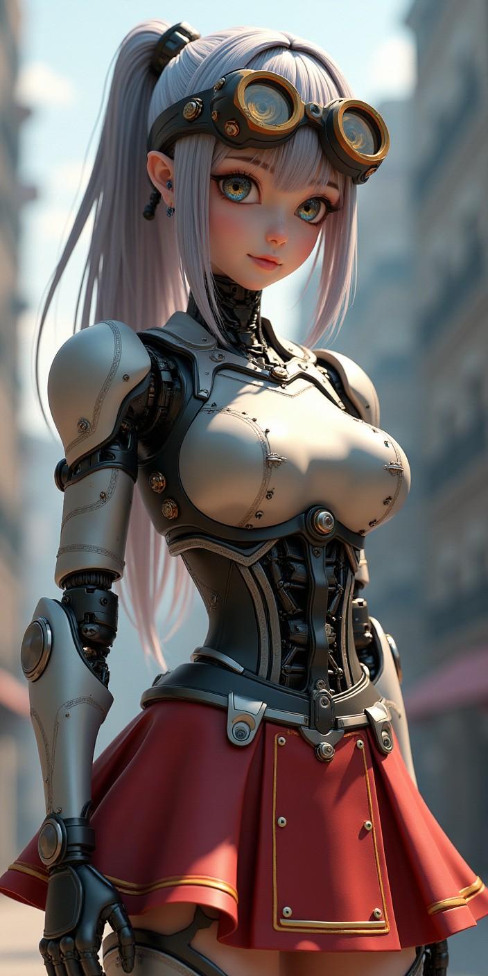 メカ娘99号 | の人気AIイラスト・グラビア