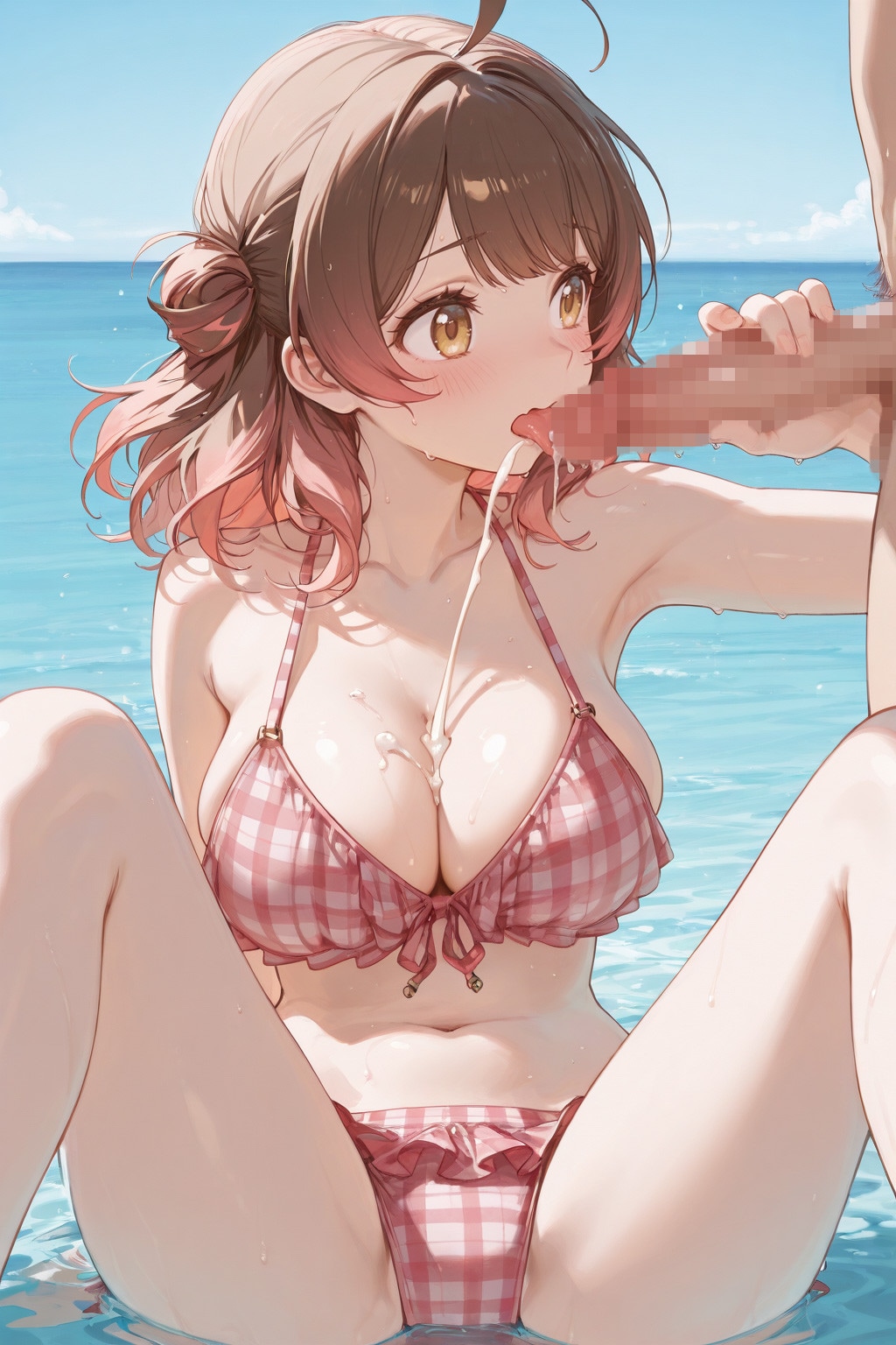 花海〇芽｜海でご奉仕