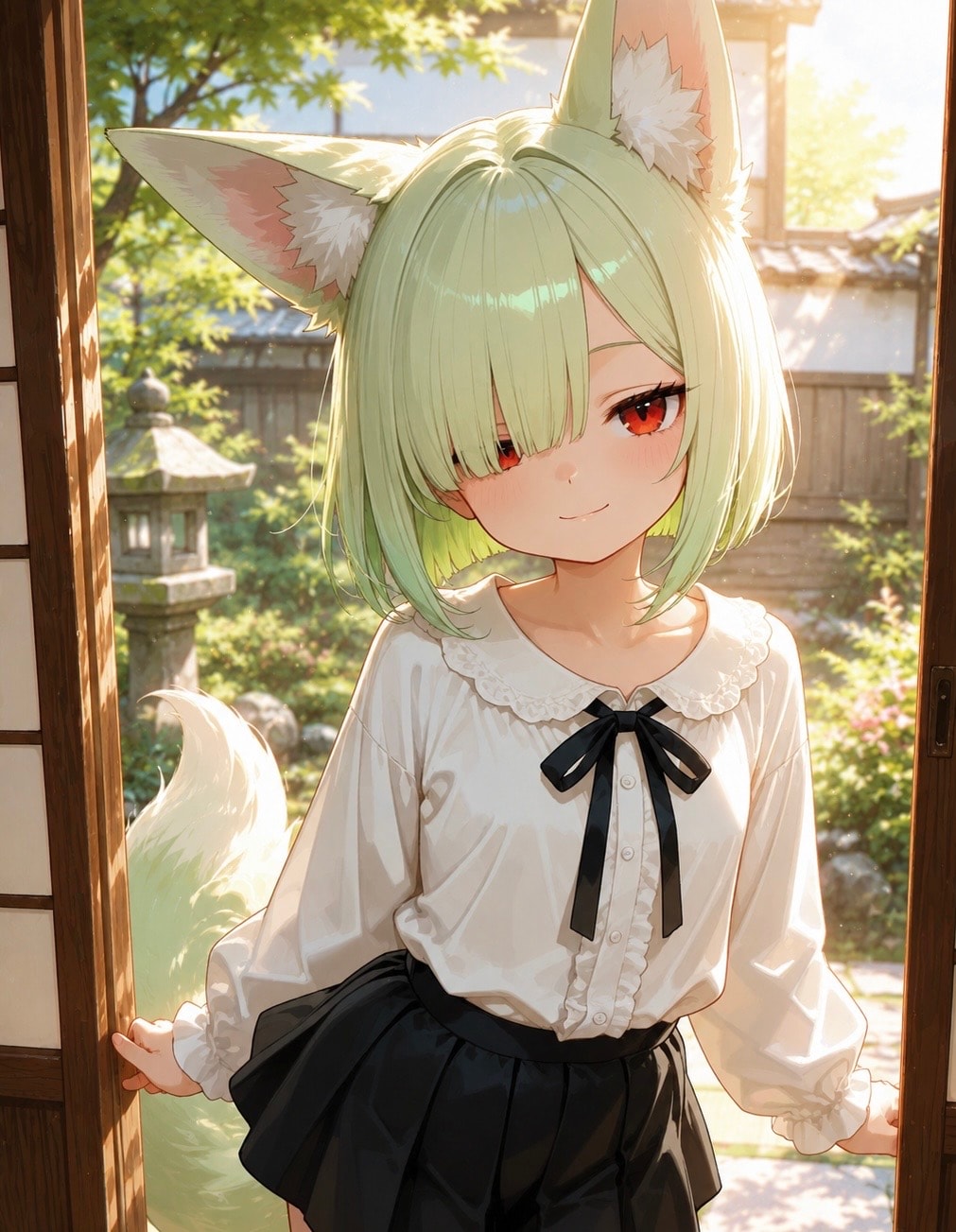 おはよう、早く起きないとイタズラしちゃうよ？︎💕︎