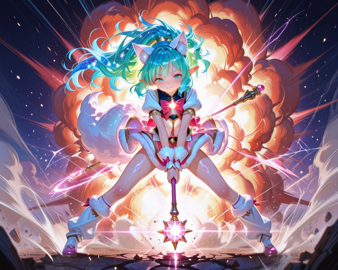 9枚）魔法少女と爆発