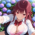 紫陽花とパンツ💓 6枚目