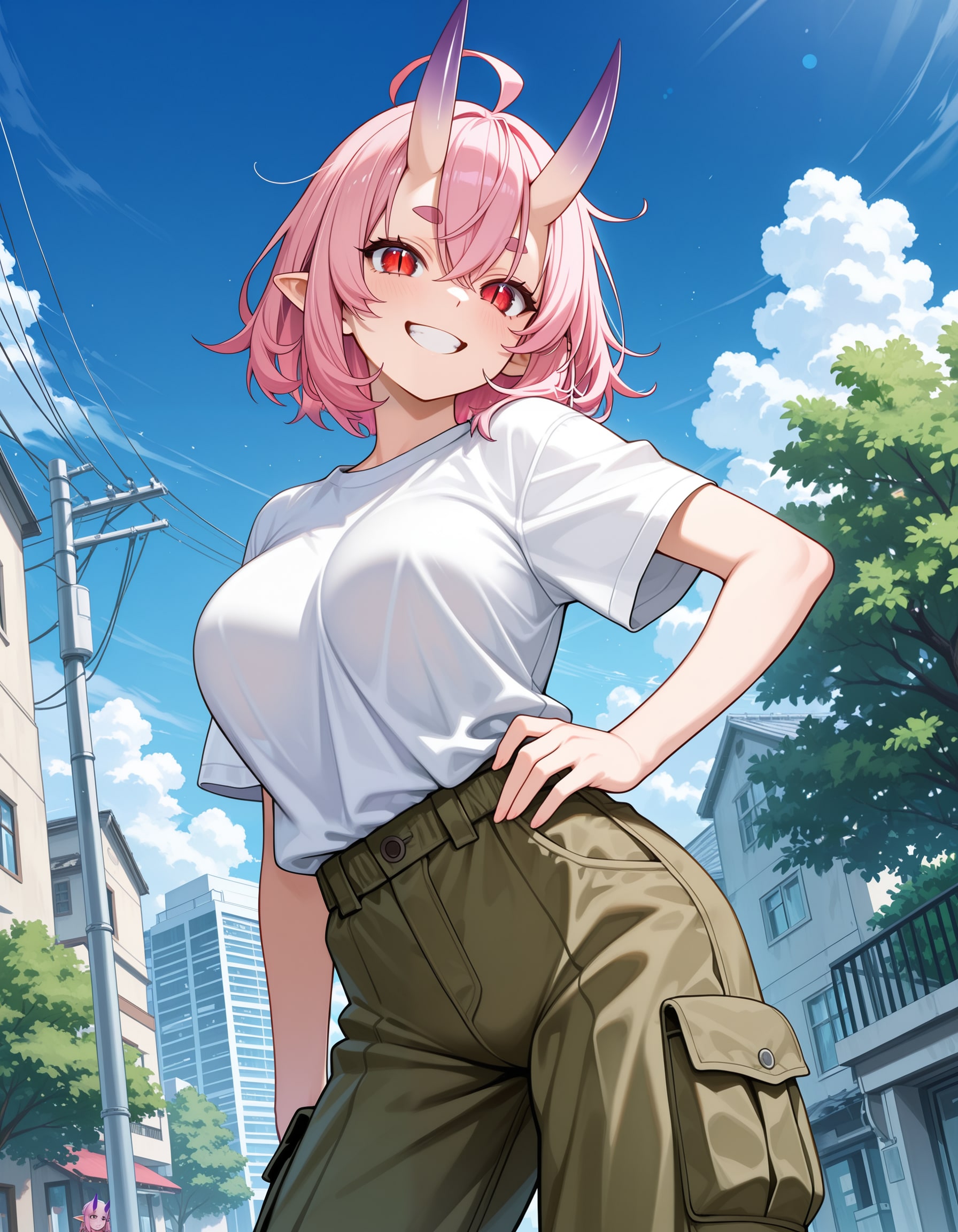 カーゴパンツの希里花ちゃん