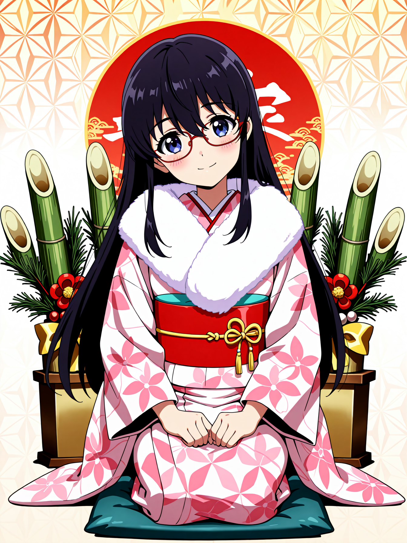 明けました