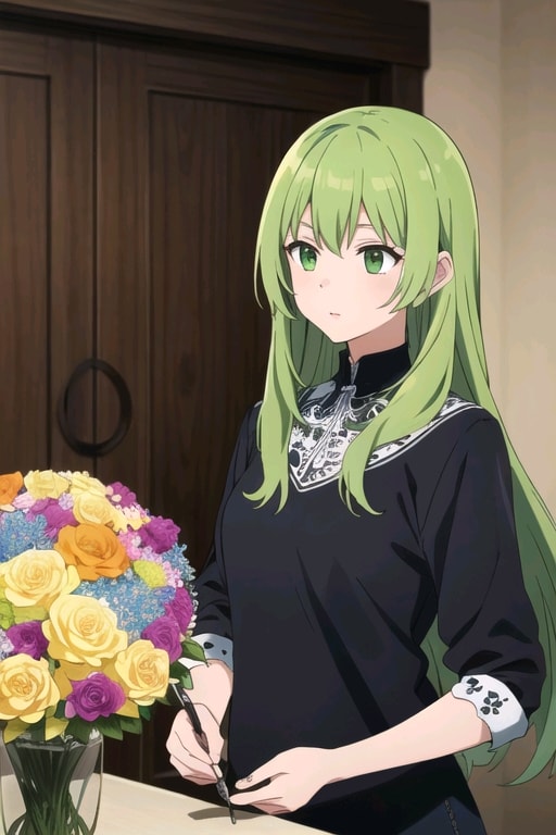 応接間の花 | の人気AIイラスト・グラビア