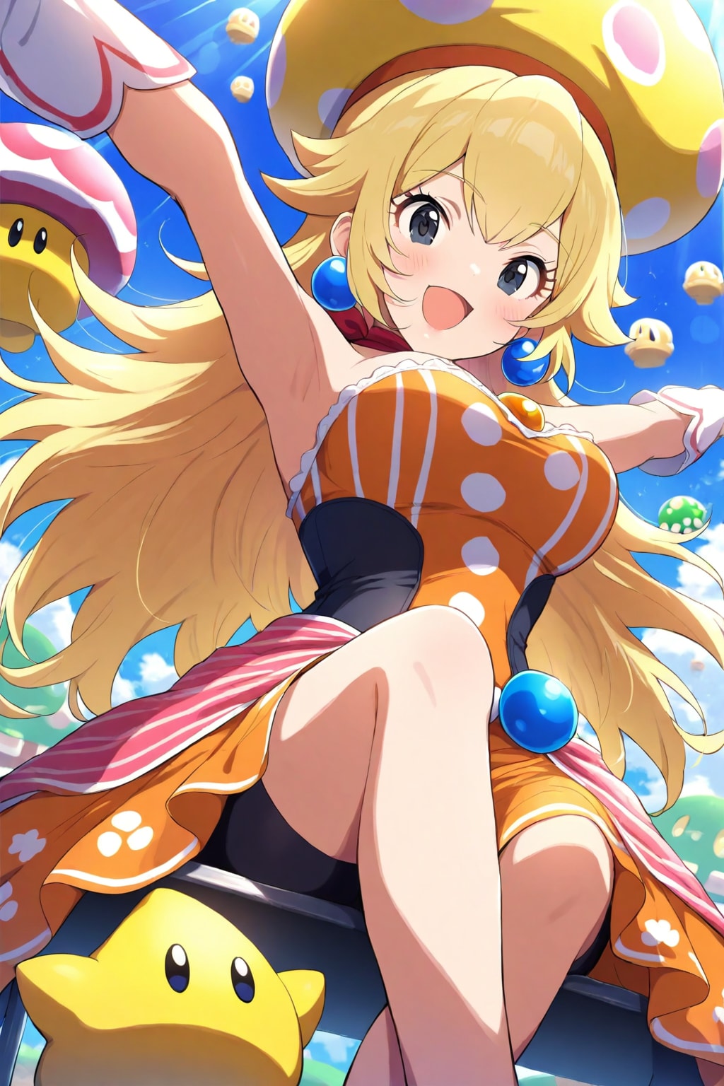 育ちが悪そうなピーチ姫