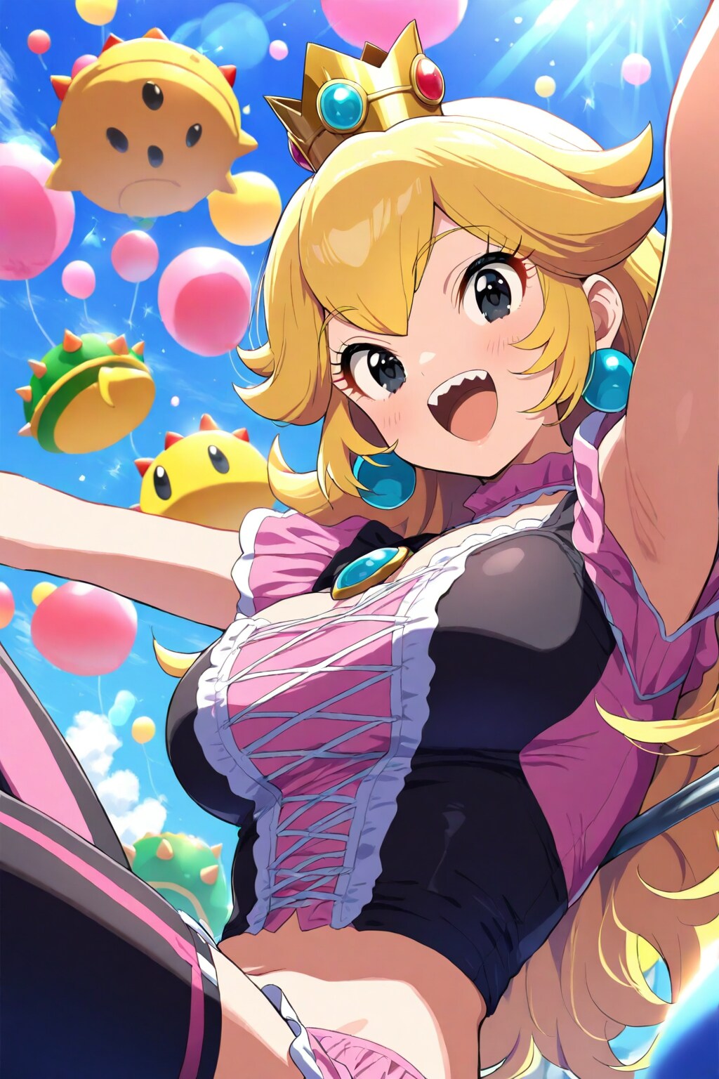 育ちが悪そうなピーチ姫