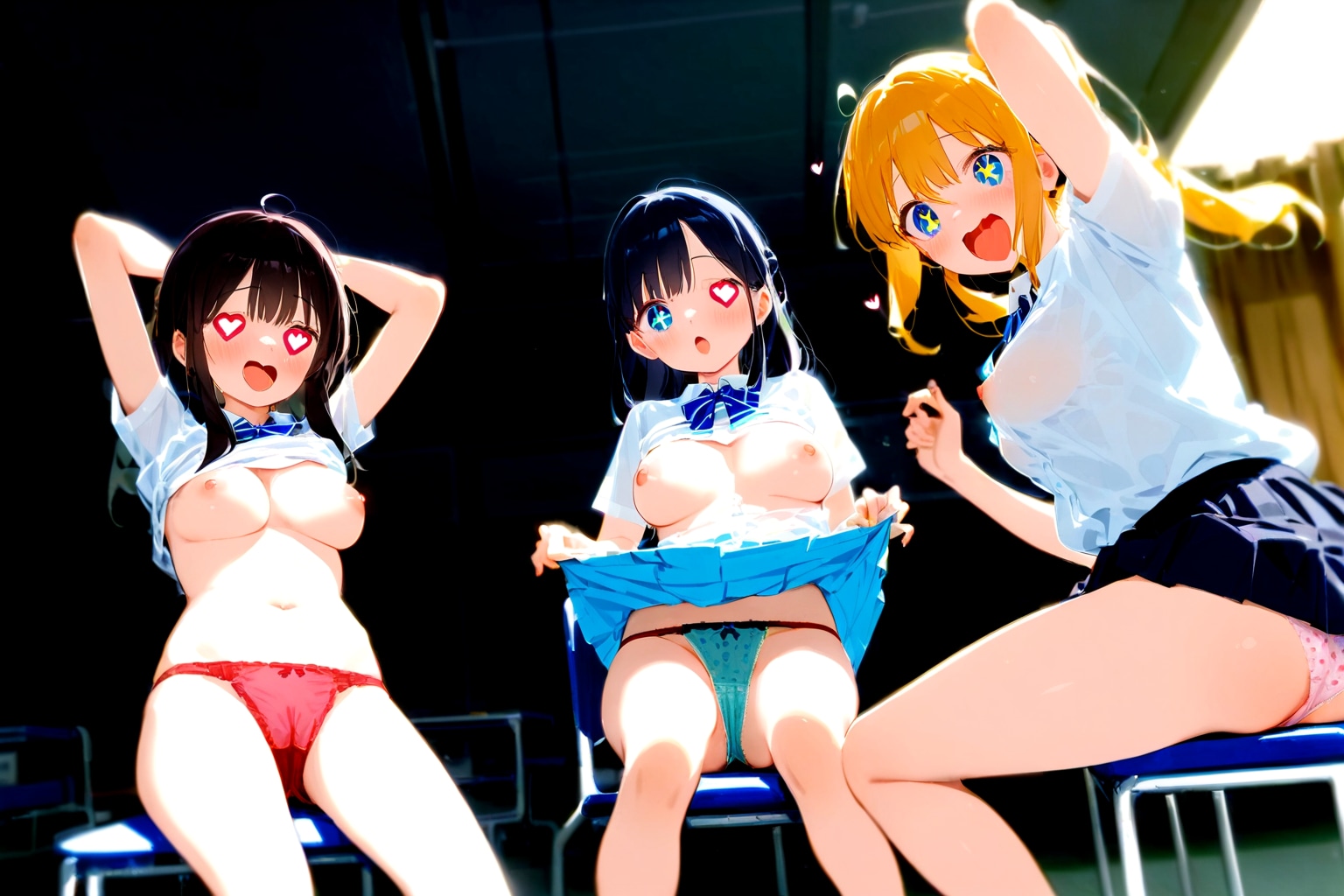 「君たちパンツ見せてよ・・」 「なにあんた。きもーい」（キーン🔔）「いいわよ、パンツくらい。ついでに乳首も見ていきなよ」 「わ、私はオマンコしてっ・・・♥」（導かれた魂の３６）