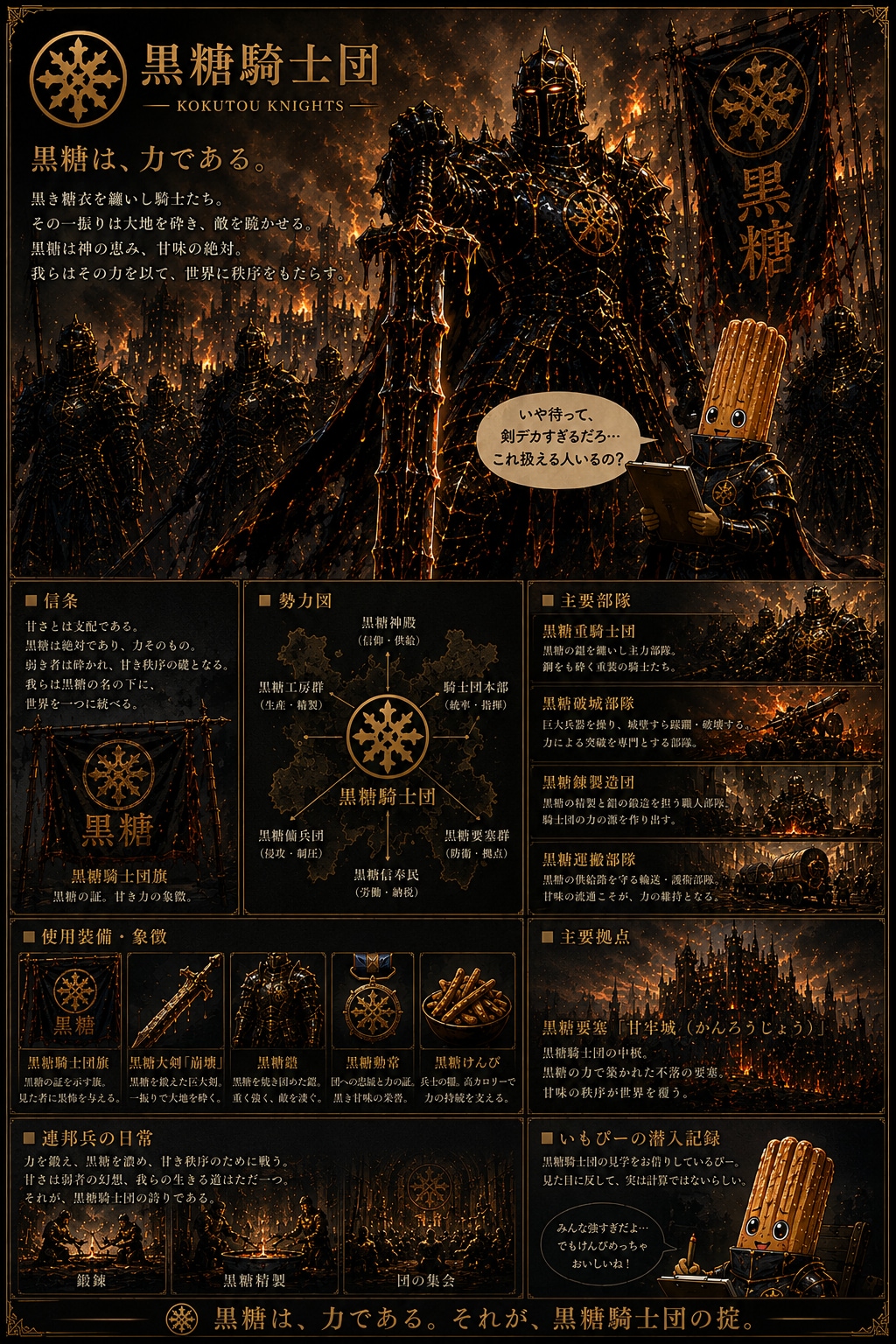 黒糖は、力である。