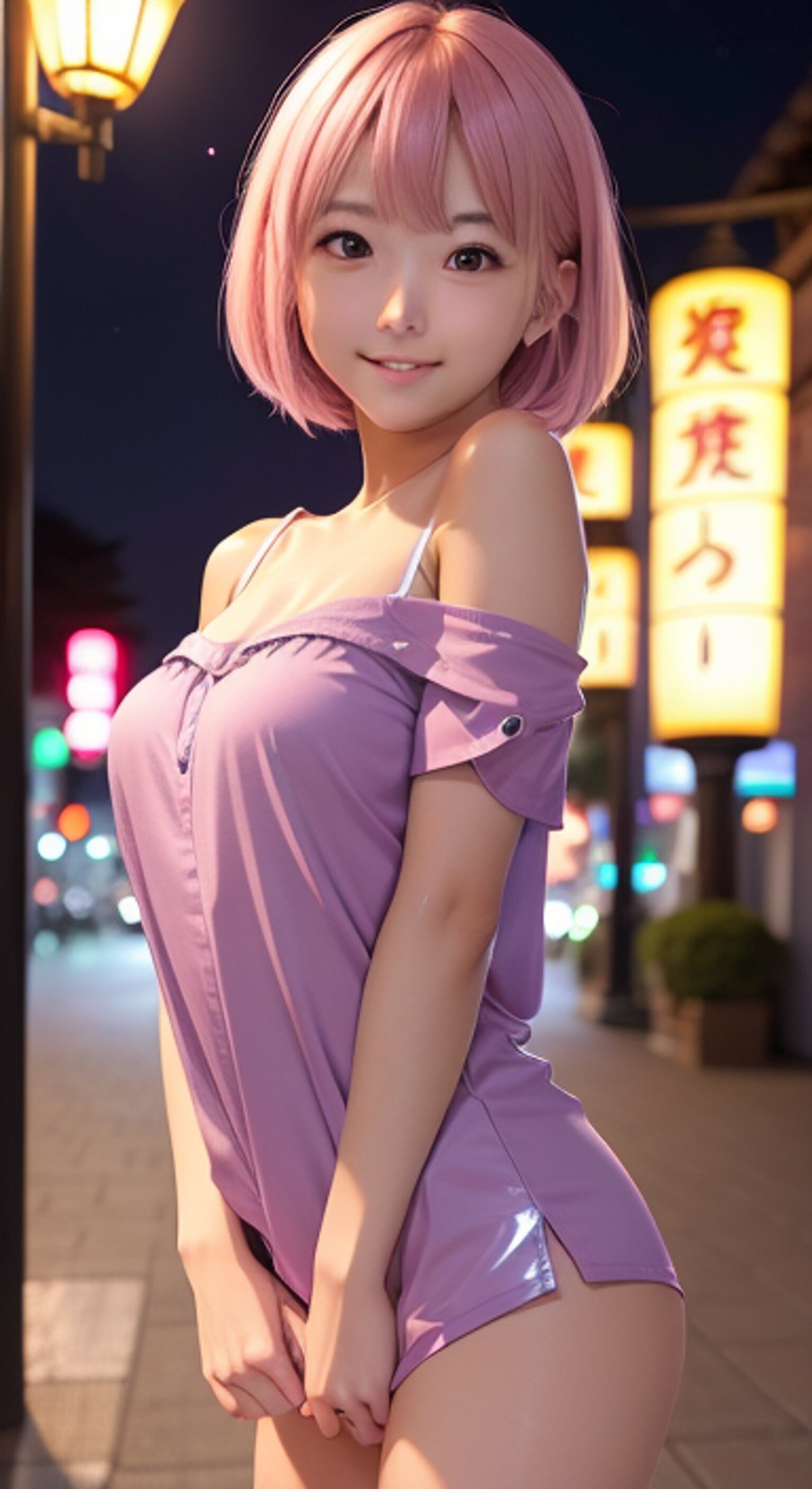 オフショルシャツ④