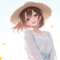 風になびくスカート 3枚目