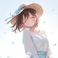 風になびくスカート 4枚目