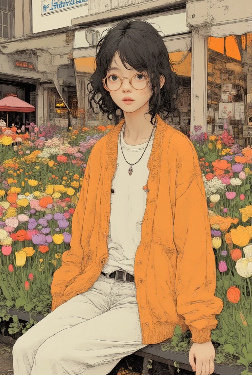 北のベネチアを独り占め！SeaArtで描く「アニメ風アムステルダム旅」【イケメンイラスト集】