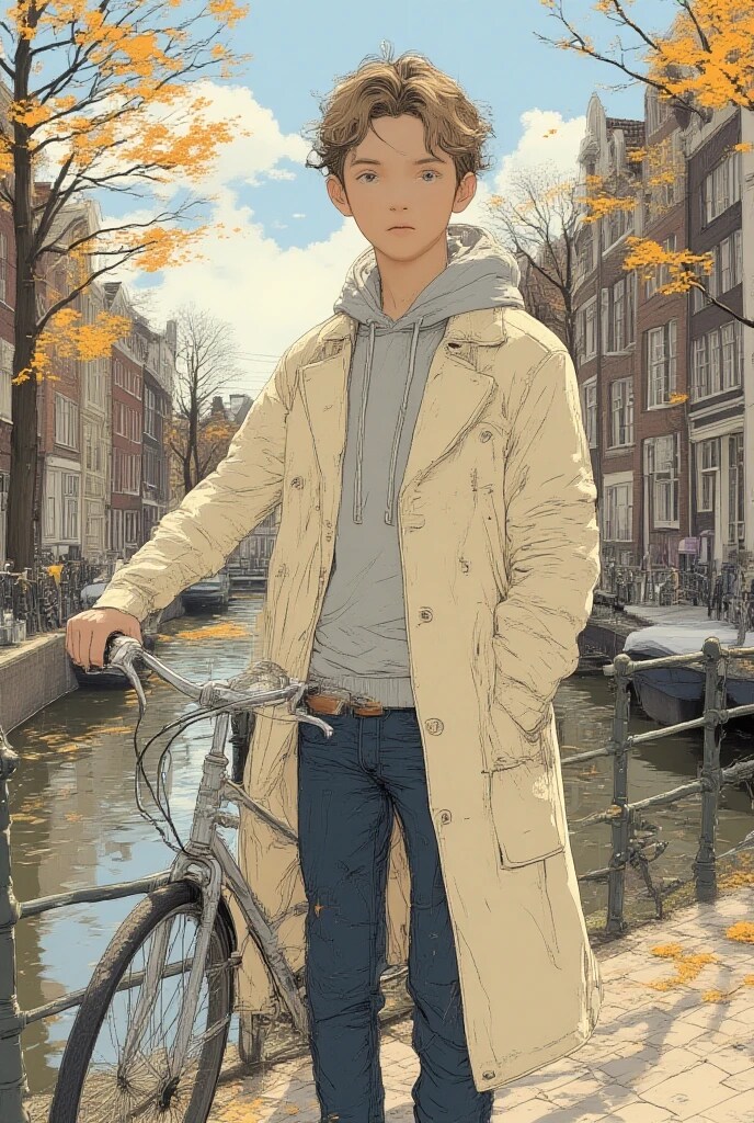 北のベネチアを独り占め！SeaArtで描く「アニメ風アムステルダム旅」【イケメンイラスト集】 | の人気AIイラスト・グラビア