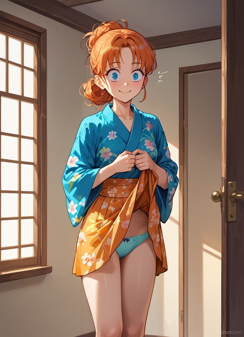 「あ、あのっ・・手に引っかかってる・・スカート・・」「はわわあっ！！」