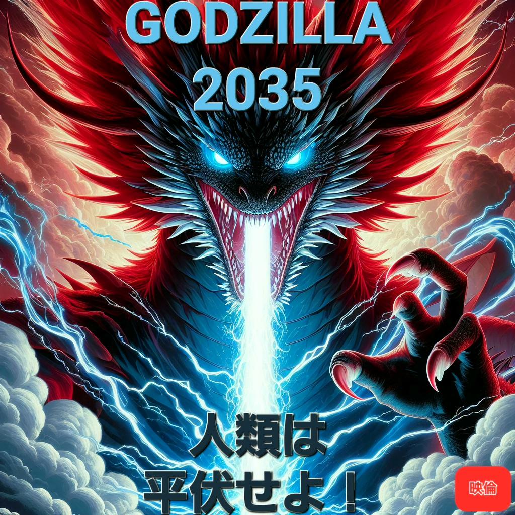映画「GODZILLA 2035」の映画ポスター🎥