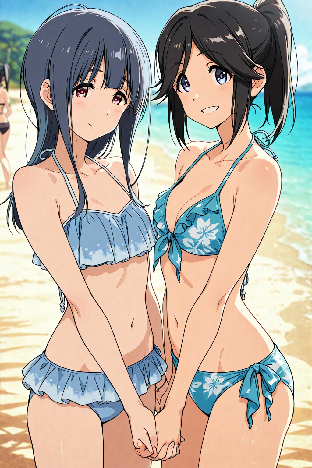 ビーチでリズと青い鳥👙🏖️❤️