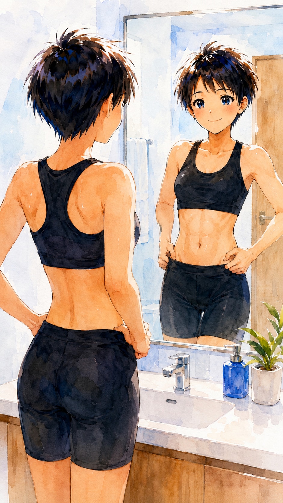 今日の腹筋も絶好調！