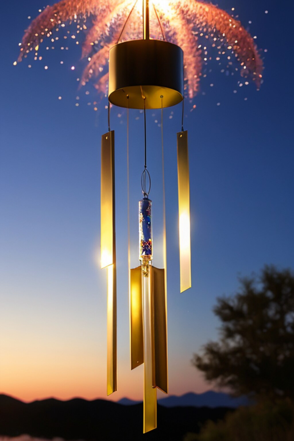 花火と風鈴と夜明け