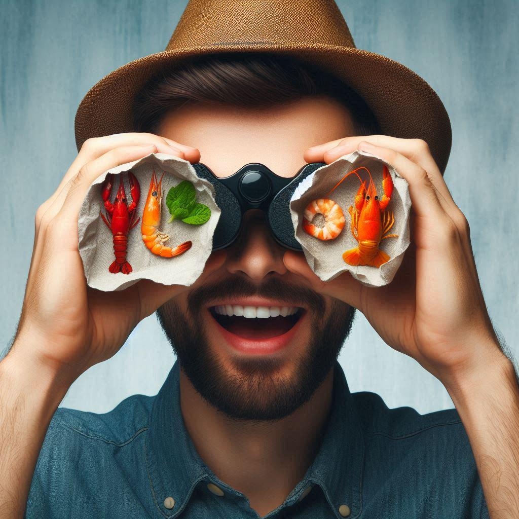 I’m on a seafood diet. I see food and I eat it.