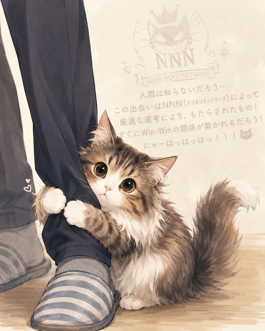 このアドトラック見た後に何か猫拾った⋯☆