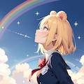雨のち虹🌈 2枚目