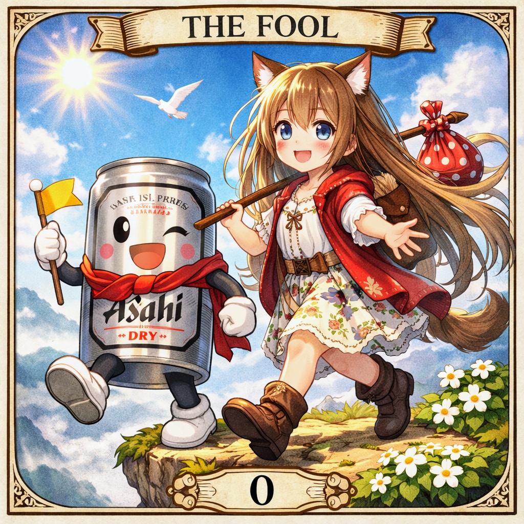 愚者のカードの小さな女の子 | の人気AIイラスト・グラビア