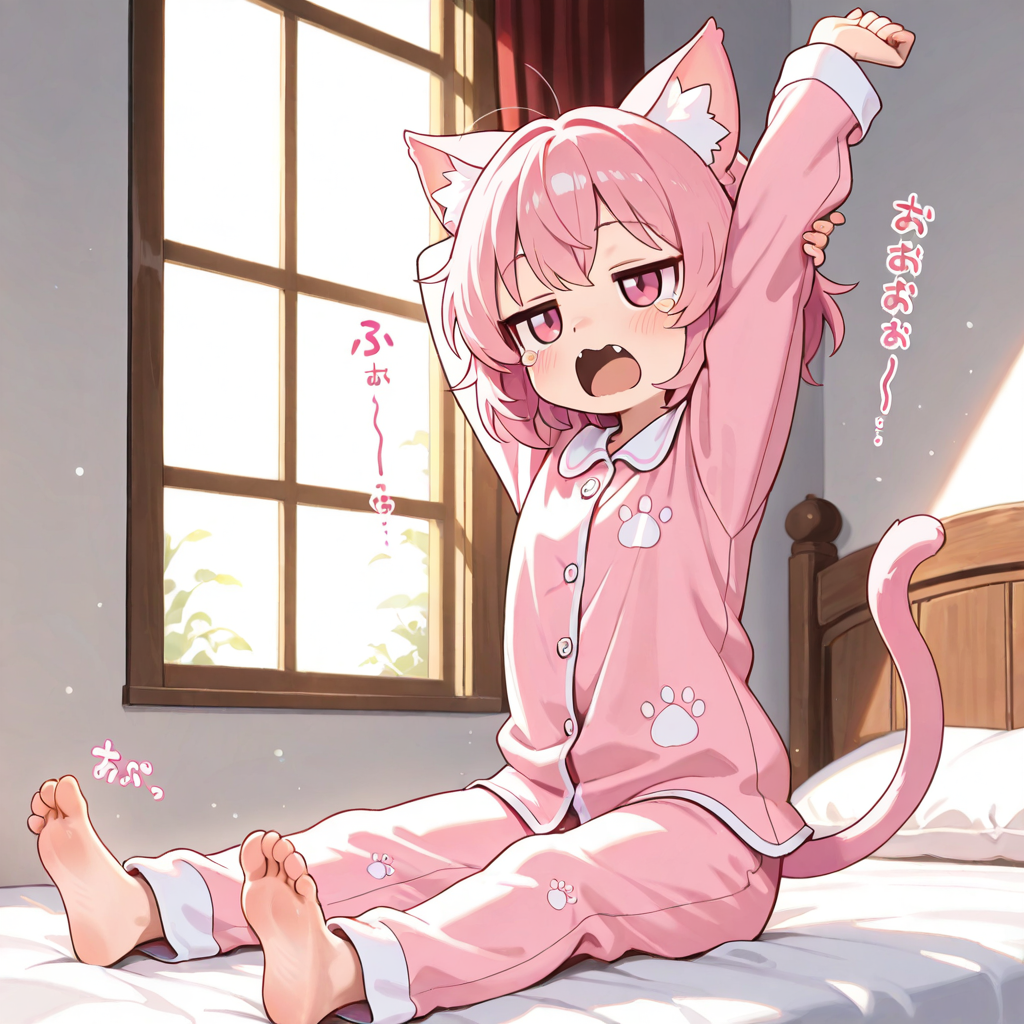 今日のねこちゃんは寝てばかりでしたので、寝起きの姿もどうぞ・・・。😅