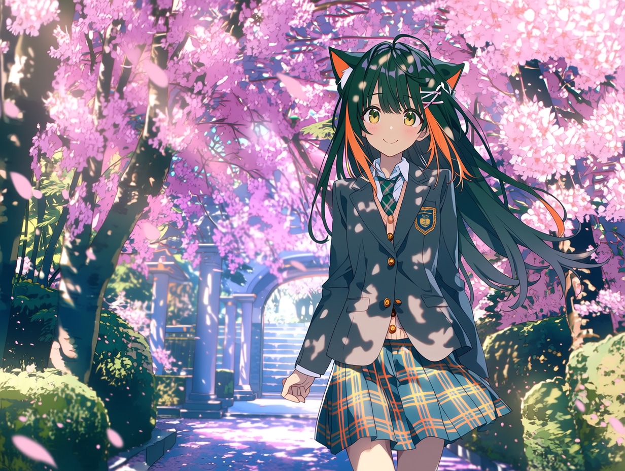 入学式（１）翠鈴 | の人気AIイラスト・グラビア