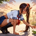 鬼の子とカエル 3枚目