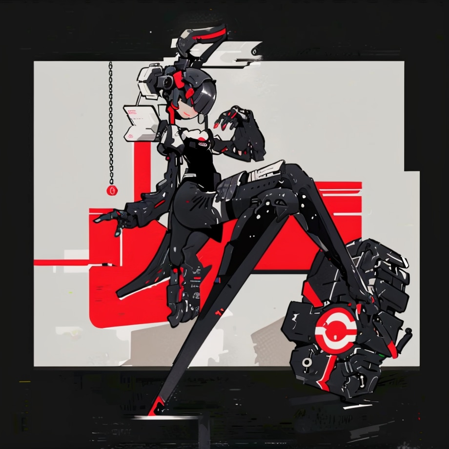 Girl and Robot1164