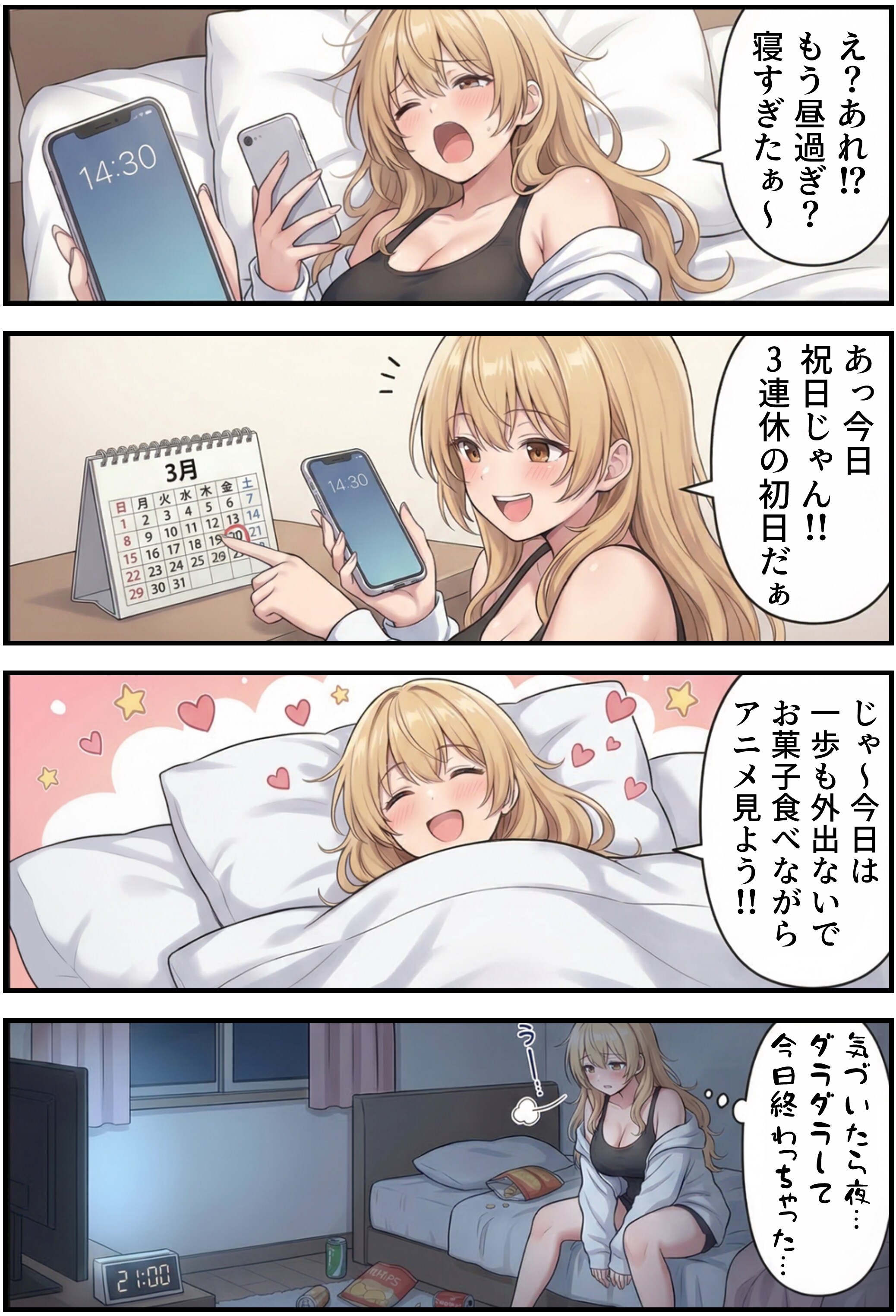 連休あるある