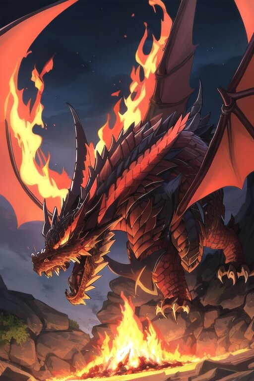 魔竜烈火咆