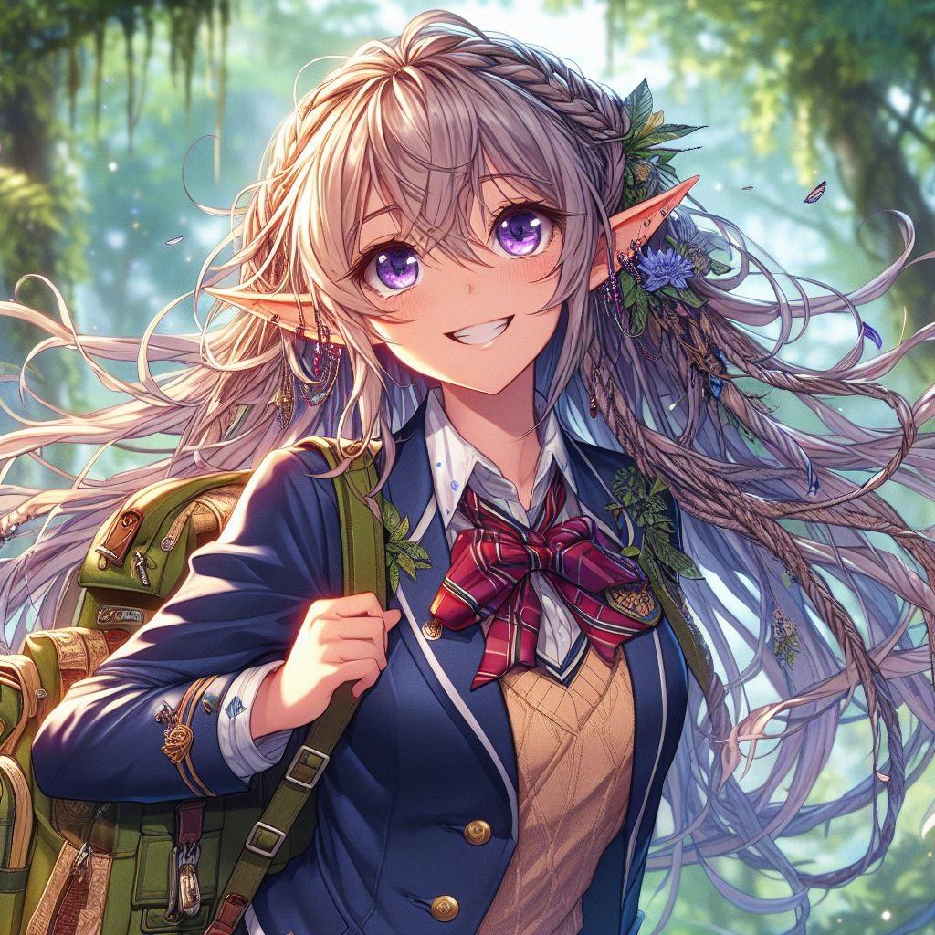 女子高生エルフちゃん