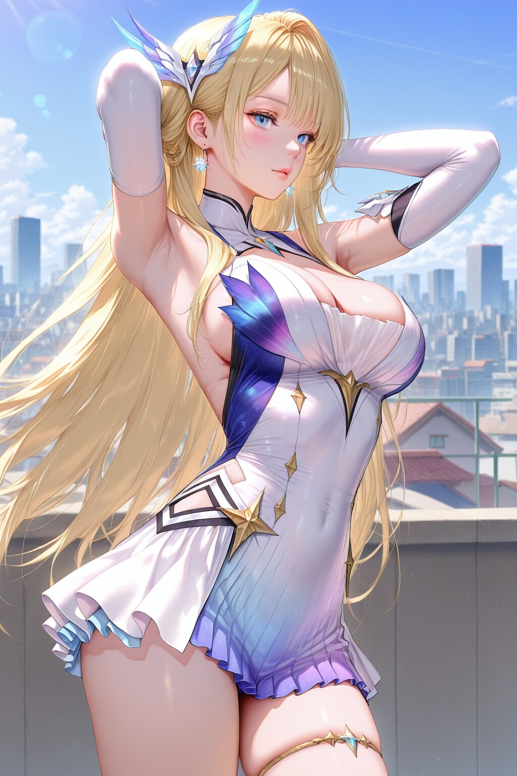 QILINで金髪さん