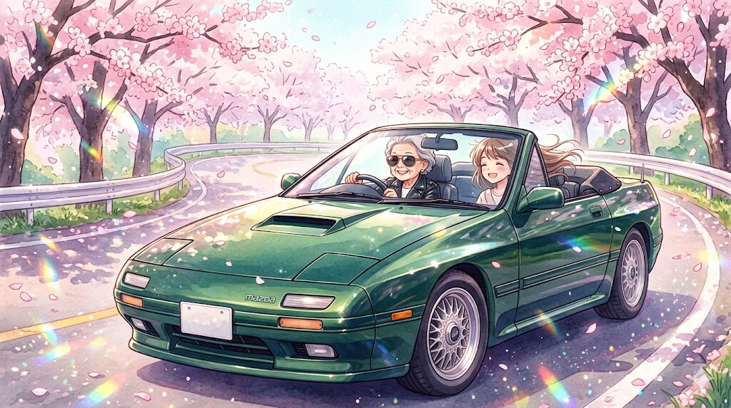 孫とドライブ | の人気AIイラスト・グラビア