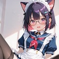 私立猫耳学園高等部セーラーメイド服（オリジナル） 3枚目